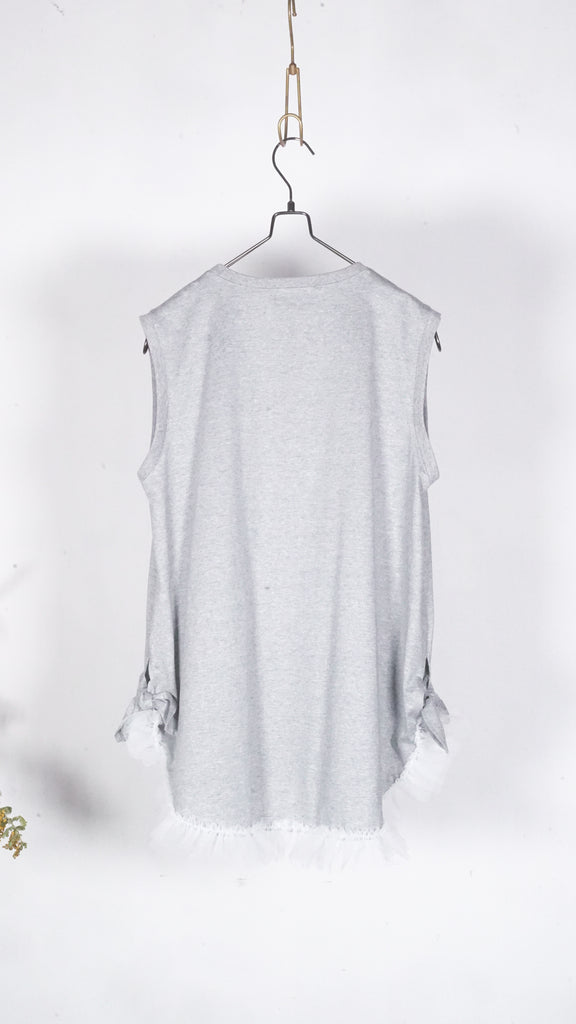 Leur Logette Cotton Sleeveless Top Gray - OKURA
