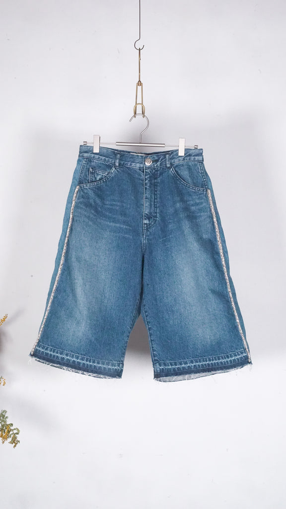 Leur Logette 12Oz Denim Shorts																							 Blue - OKURA
