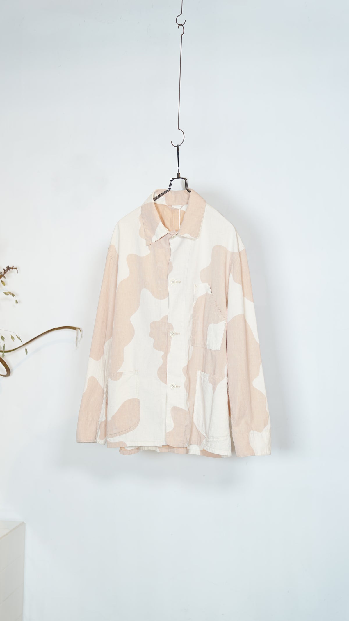 blurhmsブラームスCottonLinen Work Jacket Camo Blurhms Cotton Linen Work Jacket Camo – OKURA