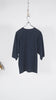 Shinzone Inlayed Half Sleeve Tee Navy - OKURA