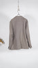 Auralee Men Silk Linen Nep Check Jacket Dark Brown Check - OKURA