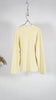 Auralee Women Cotton Nylon Pile P/O Shirt Light Yellow - OKURA
