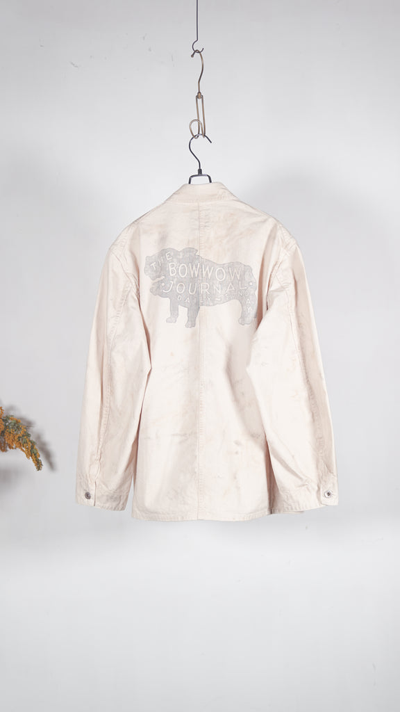 Bowwow The Bow Wow Journal Chore Coat Aged Natural - OKURA
