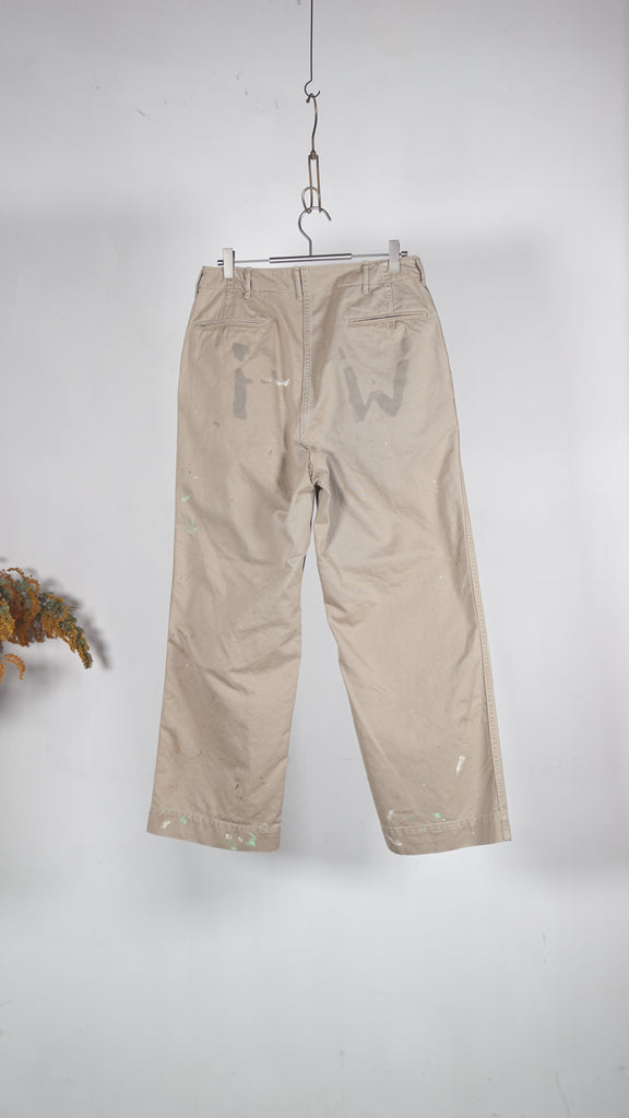Bowwow Pw 41 Khaki Trousers Aged Khaki - OKURA