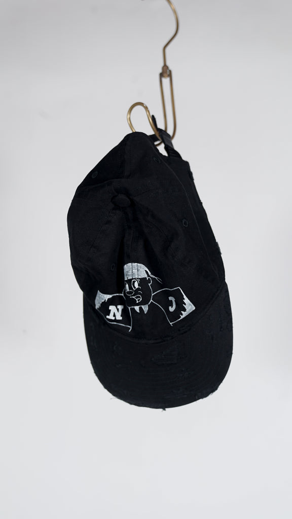 Teppei Furuyama Handprint Crash Cap Black - OKURA