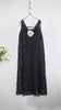 Leur Logette Sheer Fringe Dress Black - OKURA