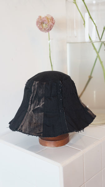 Ca4La Grunge Denim Fc Hat Black - OKURA