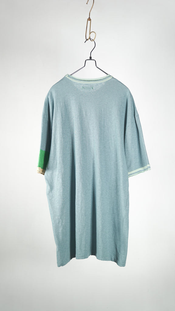 Kotohayokozawa Frosted Relax Tee Haze Green - OKURA