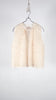 Bunon Flower Gilet - Khadi Silk Organdy & Embroidery Ecru - OKURA