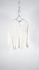Bunon Flower Tuck Blouse - Khadi Cotton Silk Flower Embroidery B.White - OKURA