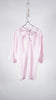 Bunon Ribbon Big Blouse - Khadi Silk Rose Water - OKURA