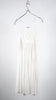 Bunon Flower Ribbon Skirt - Khadi Cotton Silk Flower Embroidery B.White - OKURA