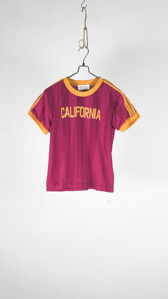 Inscrire Stripe Uniform T-Shirt Bordeaux - OKURA