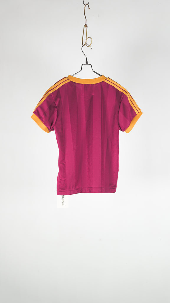 Inscrire Stripe Uniform T-Shirt Bordeaux - OKURA