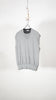 Inscrire Cotton 16G V Neck Vest Grey X Black - OKURA