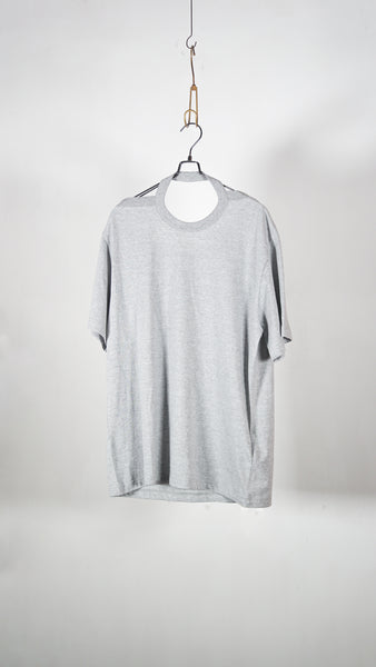 Inscrire Raffy Gauze 2-Way T-Shirt Lt. Grey - OKURA