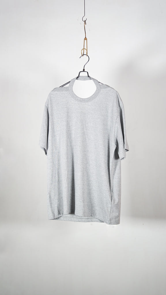 Inscrire Raffy Gauze 2-Way T-Shirt Lt. Grey - OKURA