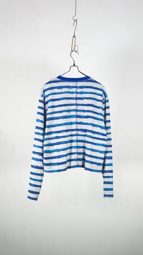 Shinya Kozuka Room Actress(Issue#8) Boarder French Blue X White - OKURA