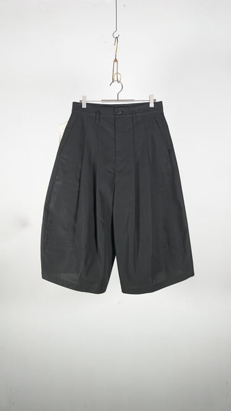 Shinya Kozuka Baggy Shorts(Issue#8) Cotton Polyester Black - OKURA
