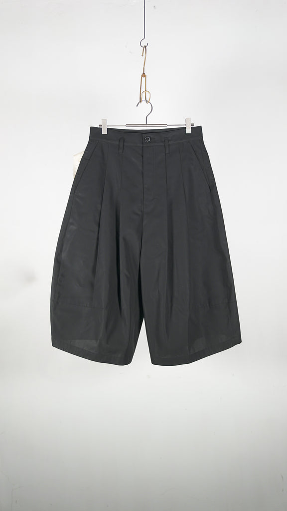 Shinya Kozuka Baggy Shorts(Issue#8) Cotton Polyester Black - OKURA