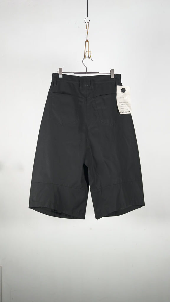 Shinya Kozuka Baggy Shorts(Issue#8) Cotton Polyester Black - OKURA