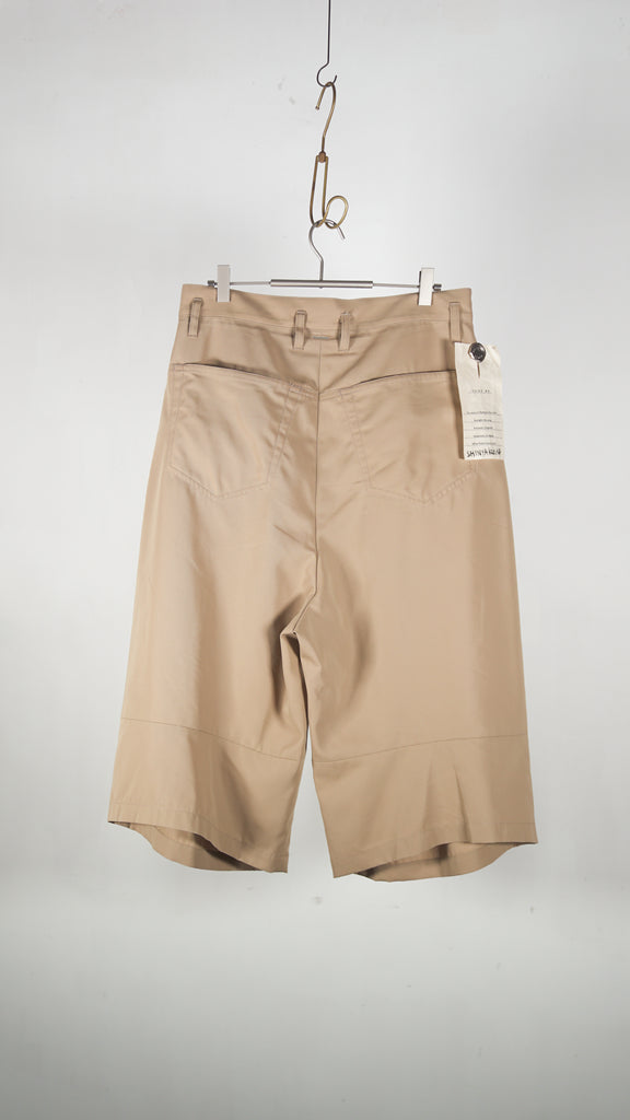 Shinya Kozuka Baggy Shorts(Issue#8) Cotton Polyester Beige - OKURA