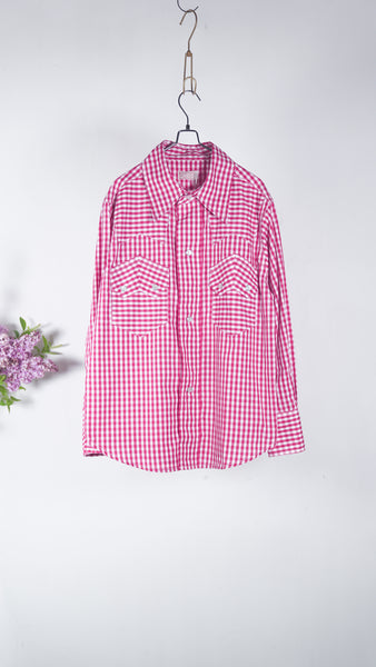 Kooky Zoo Juvenile Western Shirt Type3 (Gingham Check) Red - OKURA