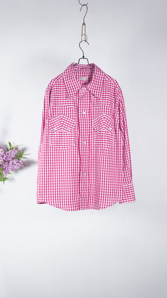 Kooky Zoo Juvenile Western Shirt Type3 (Gingham Check) Red - OKURA