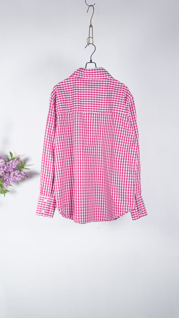 Kooky Zoo Juvenile Western Shirt Type3 (Gingham Check) Red - OKURA