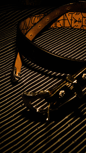 Seven By Seven Rooster King&Co.,Seven By Seven - Western Flower Belt Black - OKURA