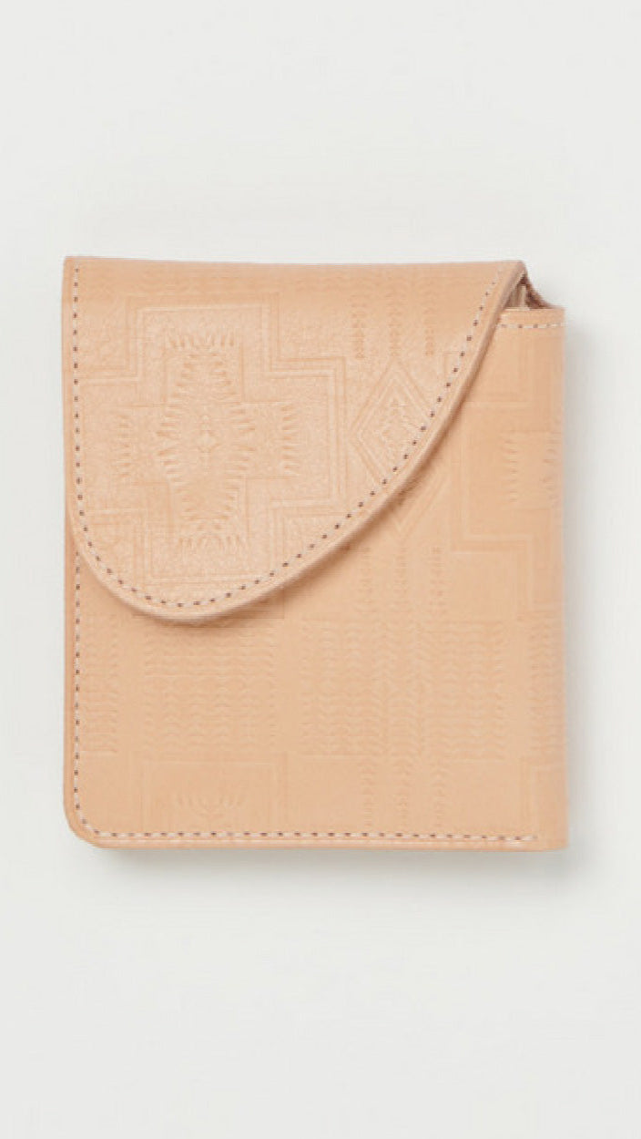 Hender Scheme Wallet (Pendleton) Natural / Harding Emboss