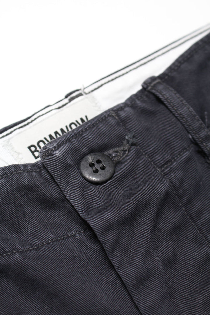 Bowwow Black Work Trousers Aged Black - OKURA