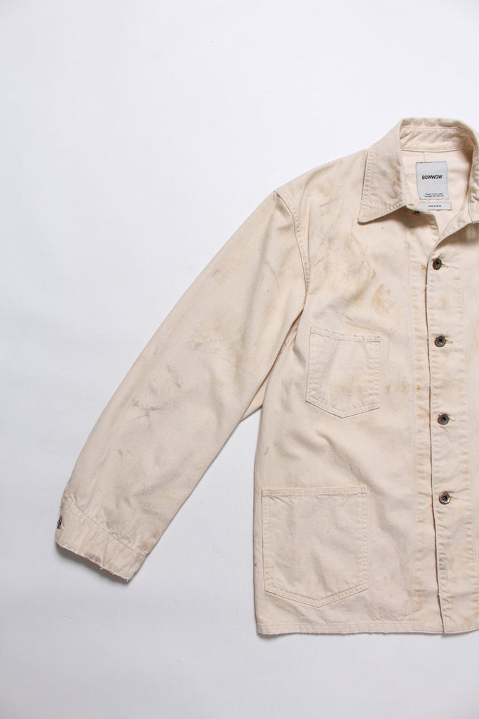 Bowwow The Bow Wow Journal Chore Coat Aged Natural - OKURA