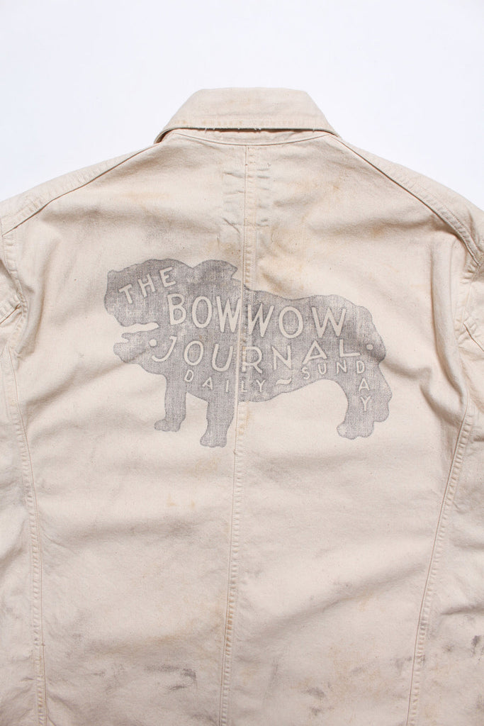Bowwow The Bow Wow Journal Chore Coat Aged Natural - OKURA