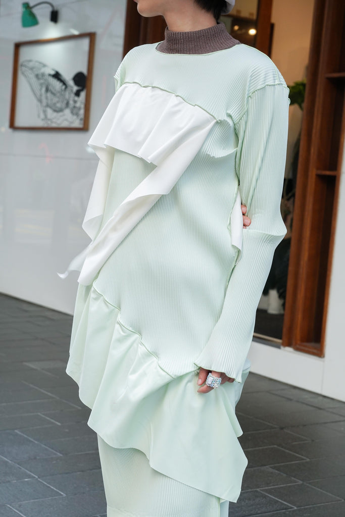 kotohayokozawa todo wave long sleeve dress product info and reviews SPIRAL WAVE LONG SLEEVE DRESS *HIGH NECK TYPE MIDWEST ONLINE STORE