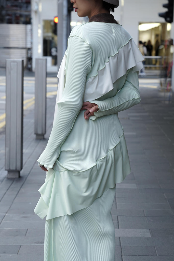 kotohayokozawa todo wave long sleeve dress product info and reviews SPIRAL WAVE LONG SLEEVE DRESS *HIGH NECK TYPE MIDWEST ONLINE STORE
