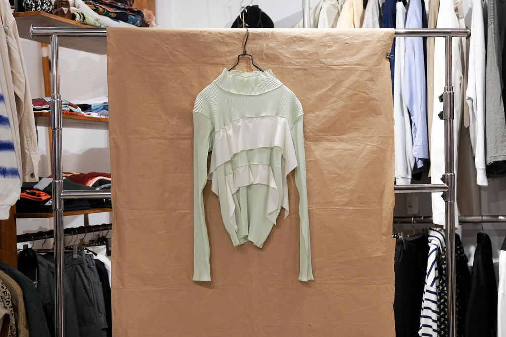 Kotohayokozawa Todo Wave Long Sleeve Top *High Neck Type