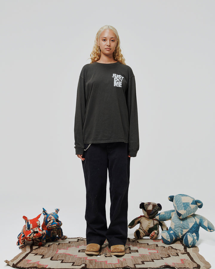 Bowwow Black Work Trousers Aged Black - OKURA