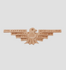 Seven By Seven Rooster King&Co.,Seven By Seven - Leather Carving Pins -Small Thunderbird- Beige - OKURA