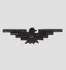 Seven By Seven Rooster King&Co.,Seven By Seven - Leather Carving Pins -Small Thunderbird- Black - OKURA