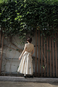 kotohayokozawa 別注sheer layered short sleeve dress reviews Kotohayokozawa Todo Sheer Layered Short Sleeve Dress Dk.Green – OKURA