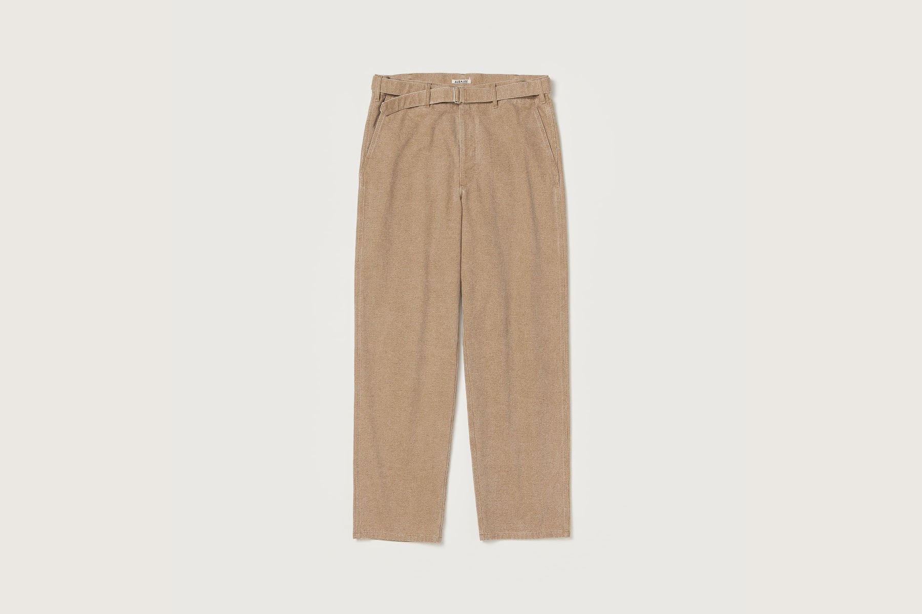 パンツ Reo Nishihara auralee canvas pants3 Namu Shop - Auralee Washed Hard Twist Canvas Pants - Green