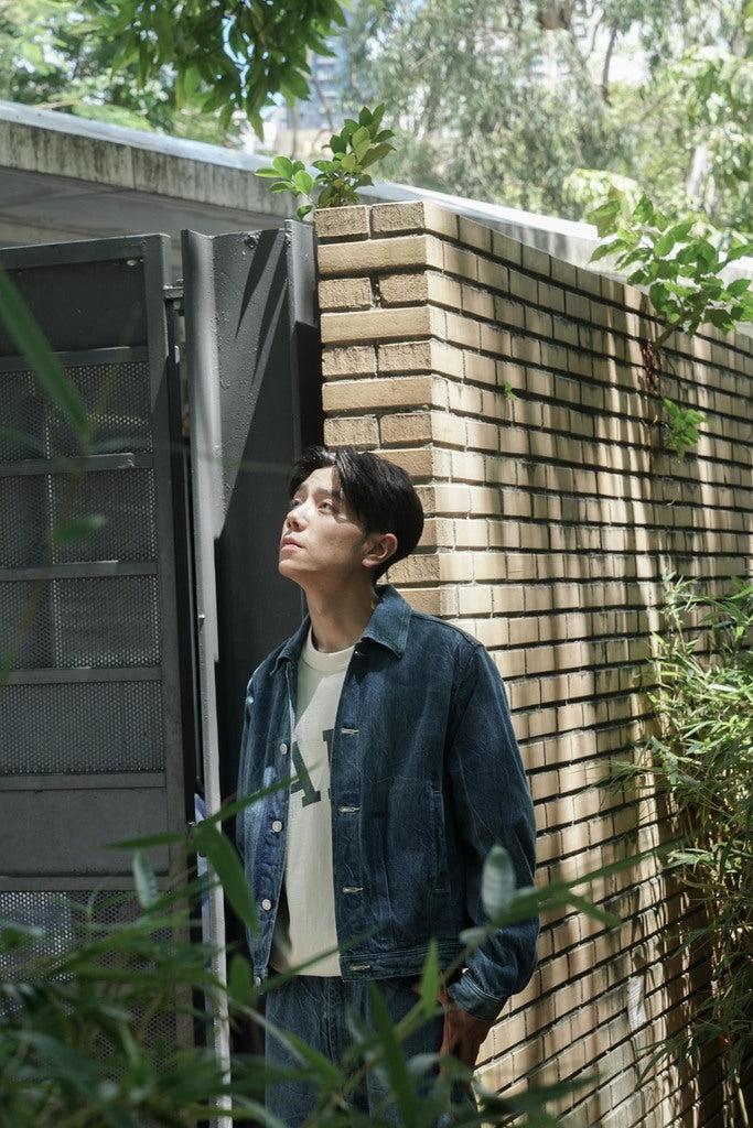 AURALEE Indigo Faded Jacket