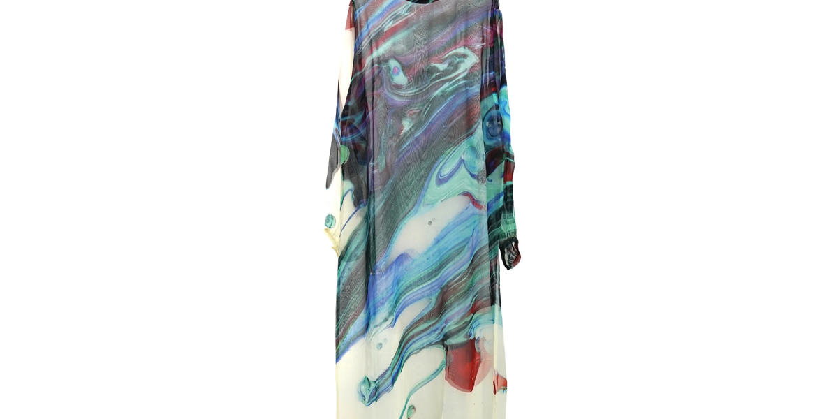 Non Tokyo Direct Print Sheer One-Piece Marble – OKURA