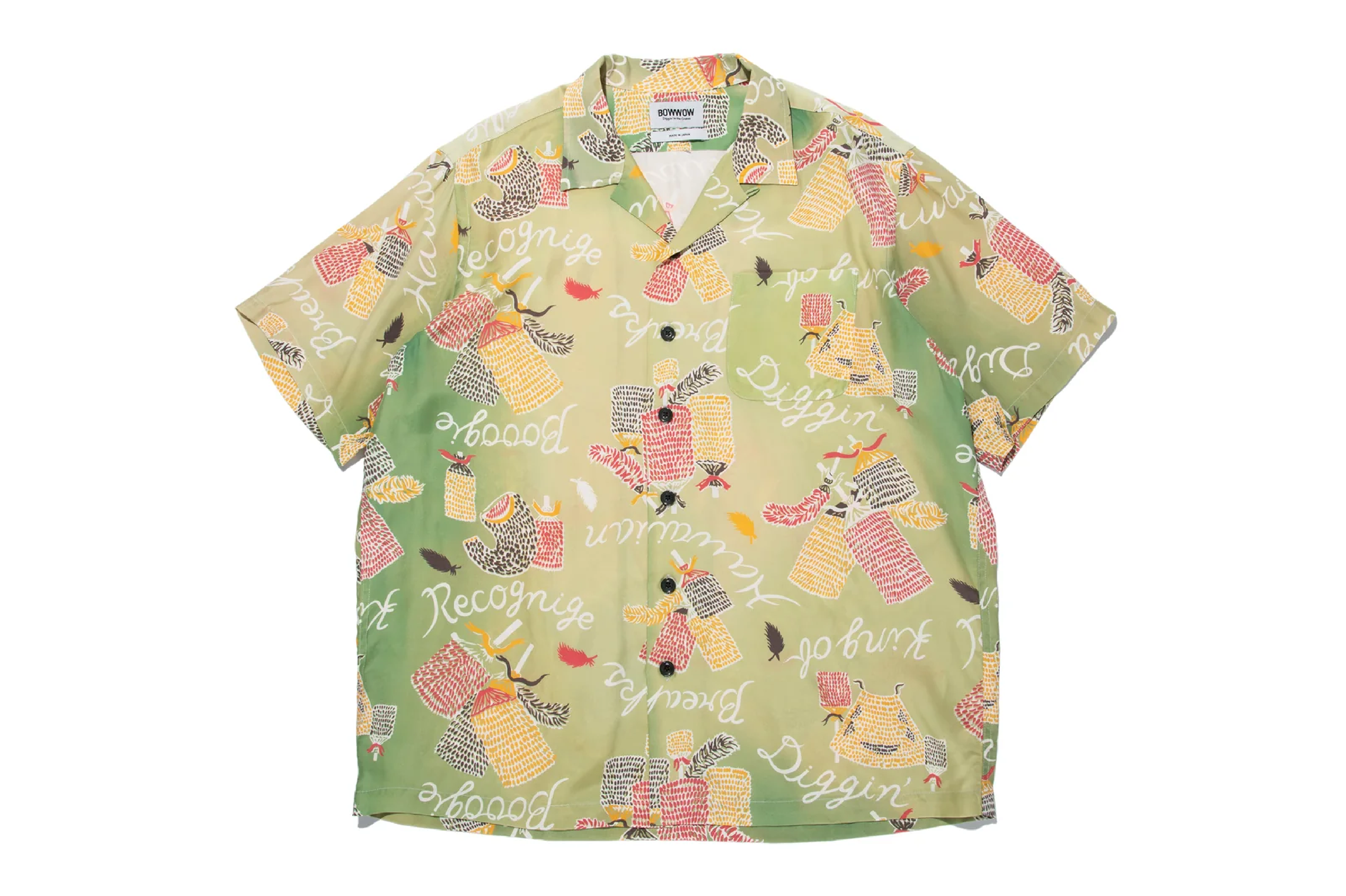 【本日特価】 Bowwow X Sunburn Shirts Hawaiian Breaks Hawaiian Recognize トップス