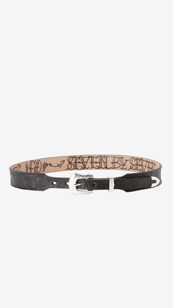 Seven By Seven Rooster King&Co.,Seven By Seven - Western Flower Belt Black - OKURA