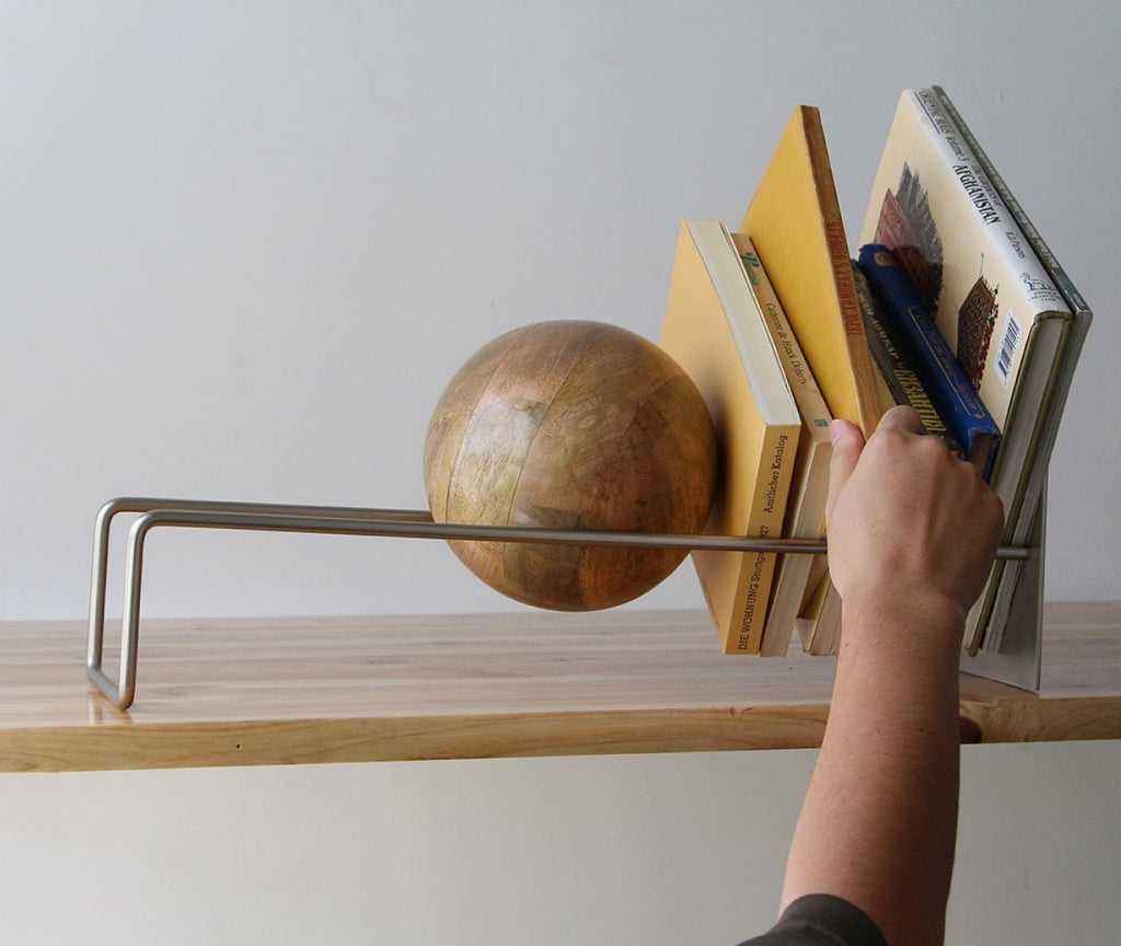 Detail Inc. Slope Bookend "Silver" Silver - OKURA