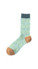 Tricote Crochet Patterned Panpy Socks Mint - OKURA