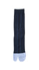 Tricote Lace Pattern Tabi Socks Navy - OKURA