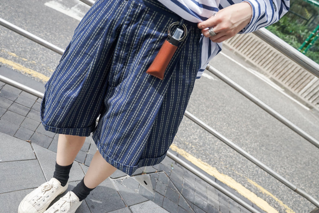 Outil Pantalon Conlie - Short Pants Jp Indigo – OKURA